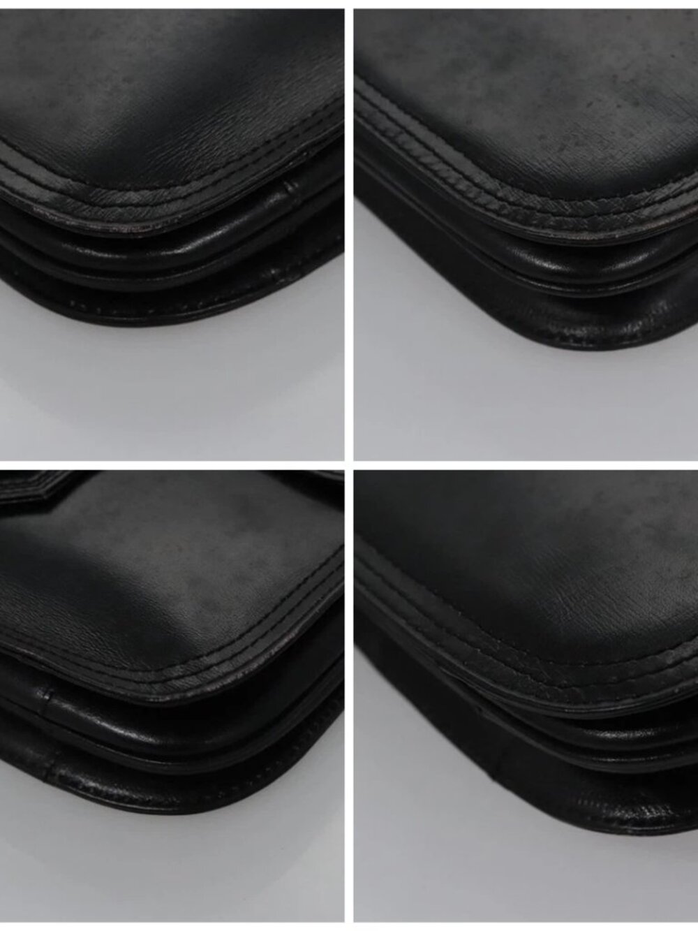 SAINT LAURENT Shoulder Bag Leather Black Auth - Picture 16 of 16
